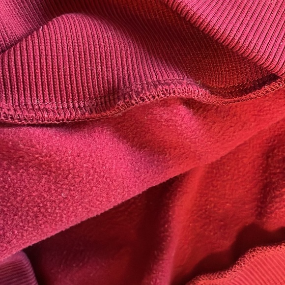 LOLE eco friendly woman’s deep V cross over front leisure top. Burgundy size Med - Picture 13 of 14